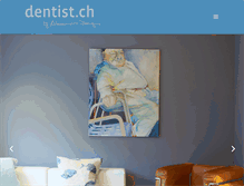 Tablet Screenshot of dentist.ch