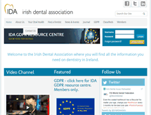 Tablet Screenshot of dentist.ie